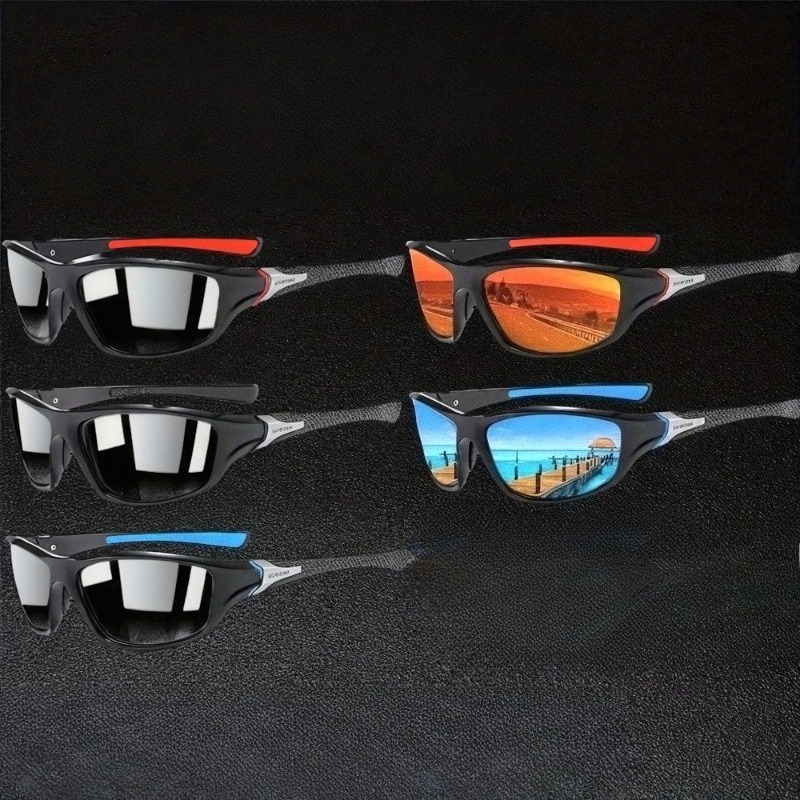 Outdoor Adventure Vacations - 5pcs Men's and Women's Sports Sunglasses