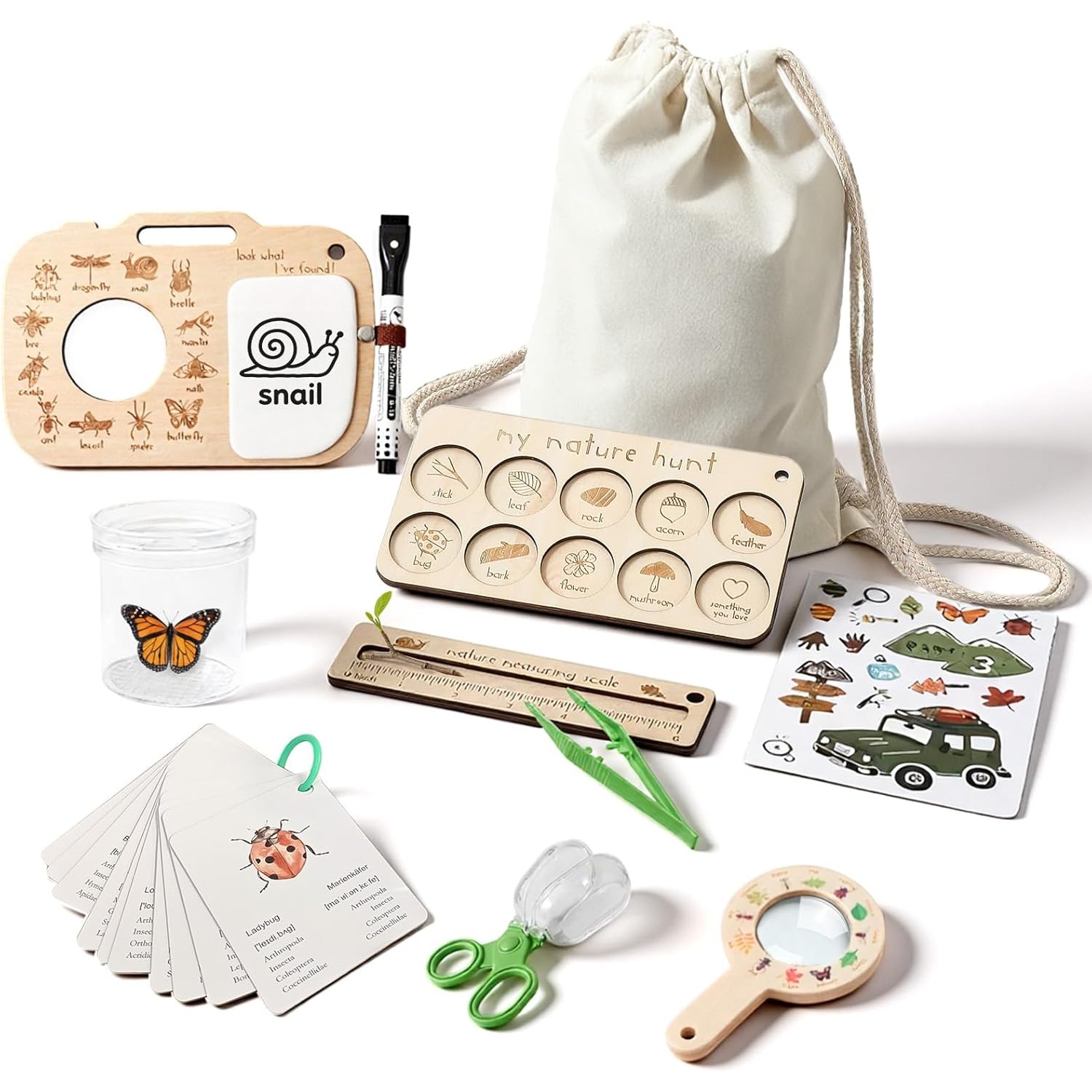 Outdoor Adventure Kit For Kids - Bug Catcher Kit for Kids with