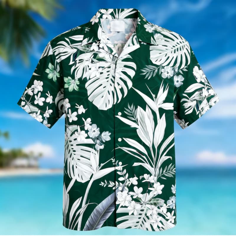 Men's Premium Hawaiian Floral  - Outdoor Adventure Vacations 评论和价格