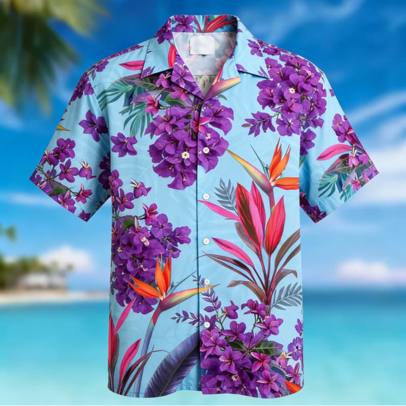 Men's Premium Hawaiian Floral  - Outdoor Adventure Vacations 评论和价格