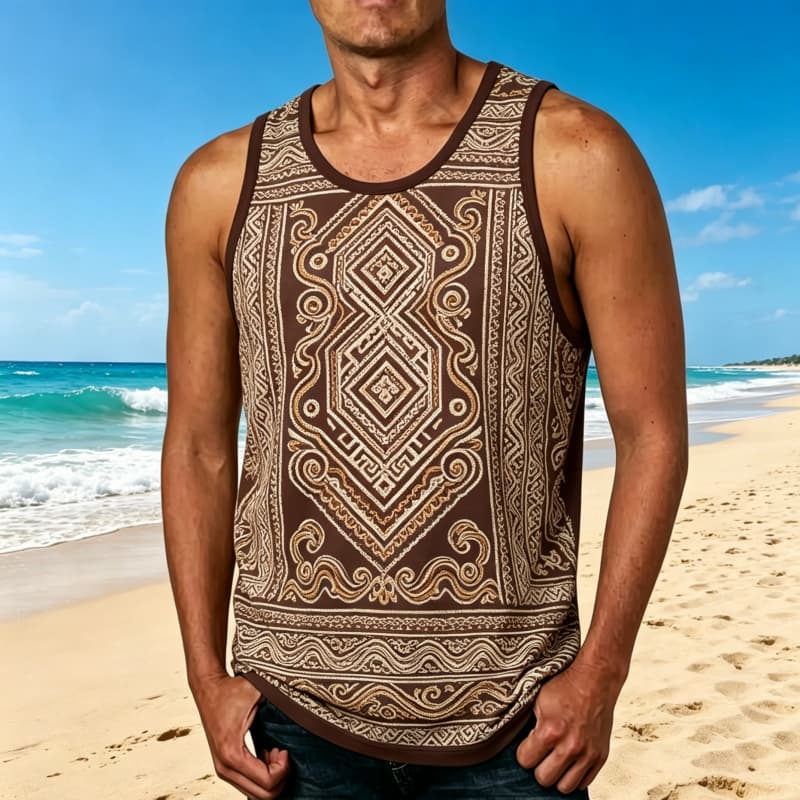 A unique tribal art printed ve - Outdoor Adventure Vacations 评论和价格