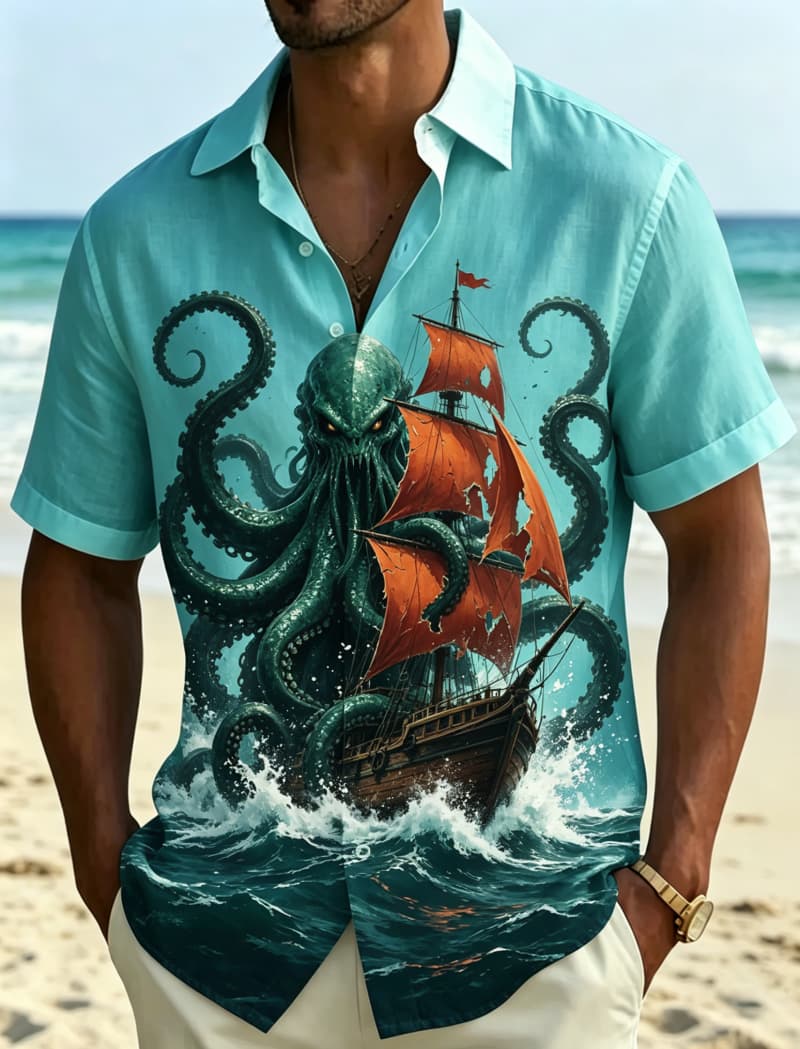 Men's Pirate Adventure Printed - Outdoor Adventure Vacations 评论和价格