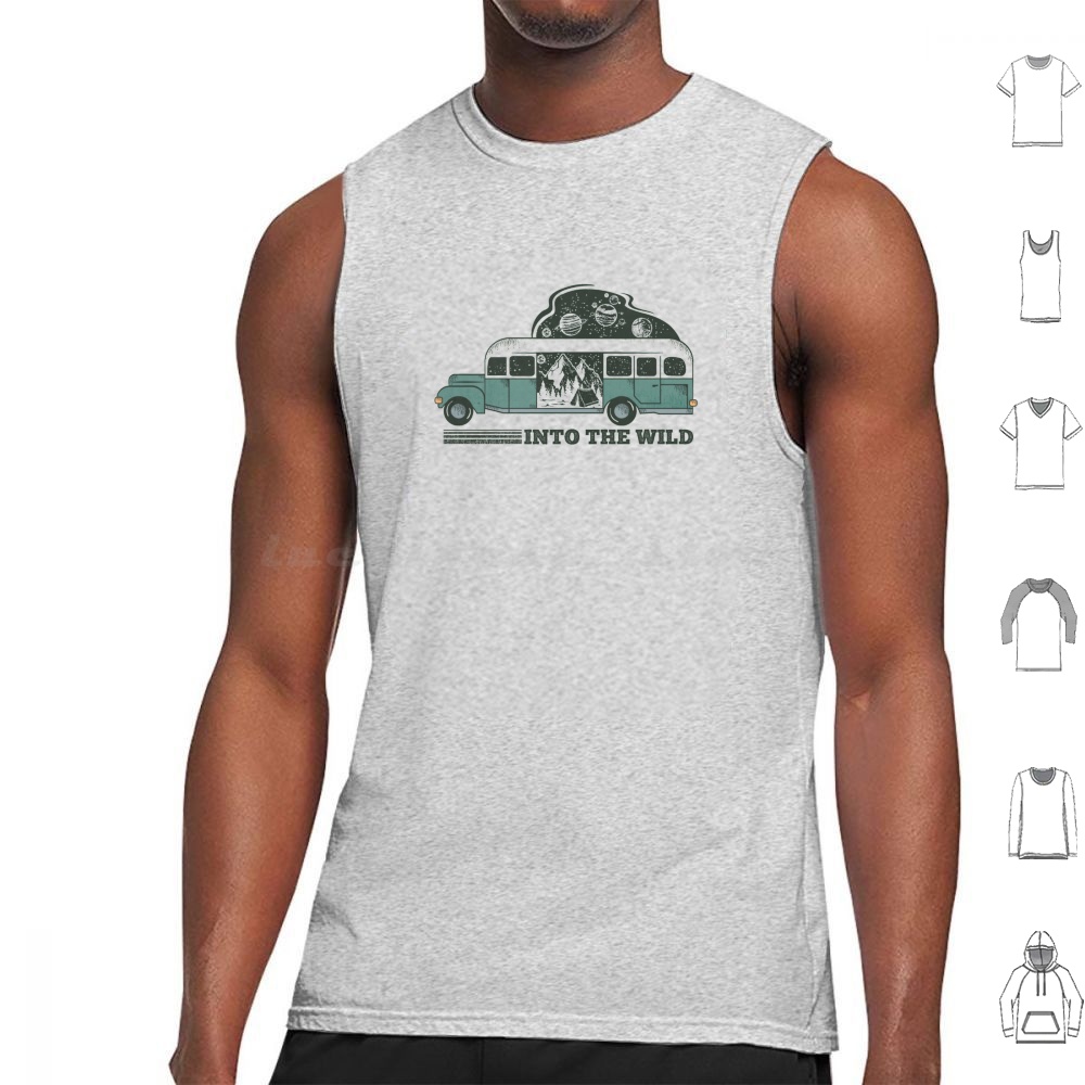 Into The Wild Tank Tops Vest S - Outdoor Adventure Cinema 评论和价格