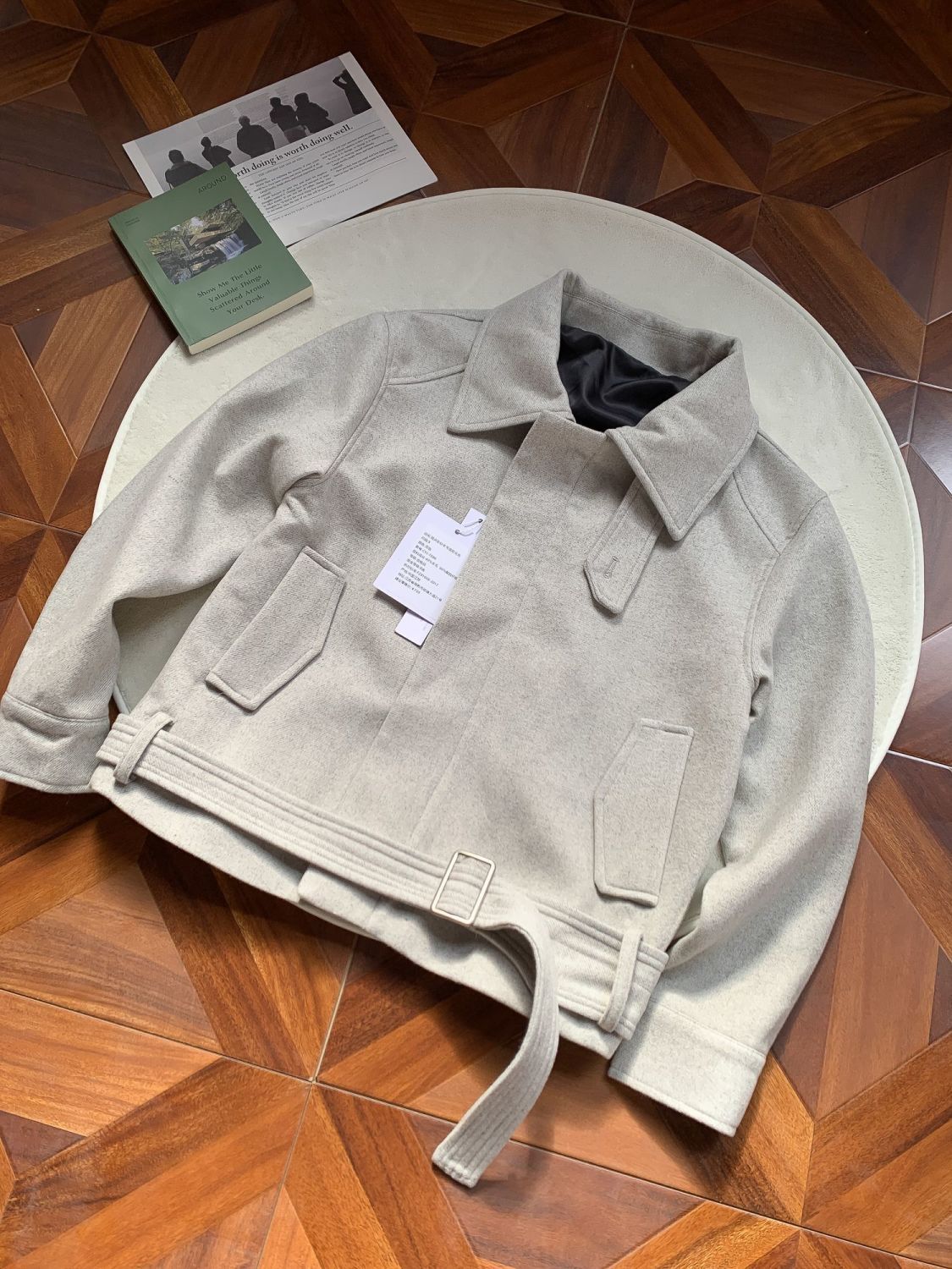 Wool Blend Jacket Man For Work - Outdoor Adventure Vacations 评论和价格
