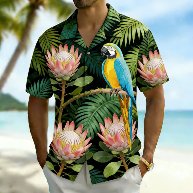 Men's Premium Tropical Bird Pr - Outdoor Adventure Vacations 评论和价格