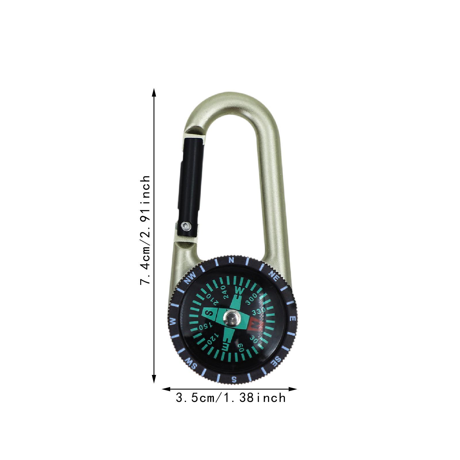 Outdoor Carabiner Compass Keyc - Outdoor Adventure Guide 评论和价格